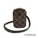 ルイ・ヴィトン LOUIS VUITTON ダミエ エテュイ オカピ PM N61738 PVC ポーチ te【中古】