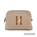 エルメス HERMES ボリード クレイジーH ミニ コットン ポーチ fto【中古】