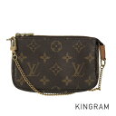 ルイ・ヴィトン LOUIS VUITTON モノグラム ミニ ポシェット アクセソワール M58009 PVC ポーチ mi【中古】