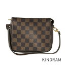 ルイ・ヴィトン LOUIS VUITTON ダミエ トゥルース メイクアップ N51982 PVC ポーチ mi【中古】
