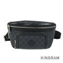 グッチ GUCCI GGスプリーム ラージ ベルト 733240 PVC ボディバッグ sh【中古】