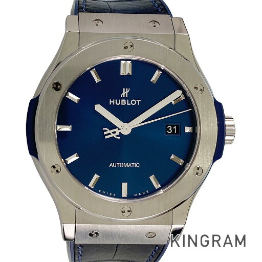 ウブロ HUBLOT クラシックフュージョン 542.NX.7170.LR Ti 自動巻 メンズ 腕時計 ss【中古】 ウブロ HUBLOT クラシックフュージョン 542.NX.7170.LR Ti 自動巻 メンズ 腕時計 ss【中古】