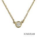 ティファニー TIFFANY&Co. エルサ ペレッティ K18YG ダイヤモンド ネックレス ss【中古】