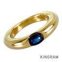 カルティエ CARTIER エリプス K18YG サファイア 9号(49) リング sss【中古】