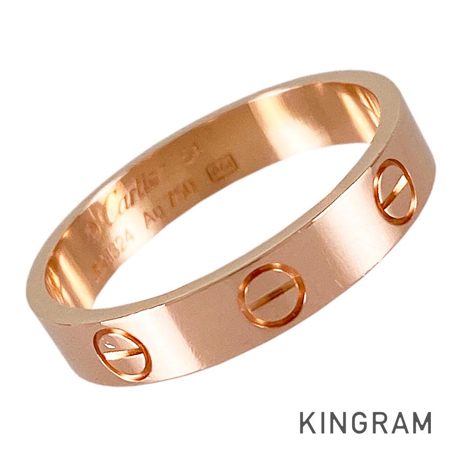 カルティエ Cartier ミニラブ K18PG 14号(54) リング sst【中古】