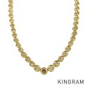 ノーブランド Unsigned Jewelry テニスネックレス K18YG ダイヤモンド sss【中古】