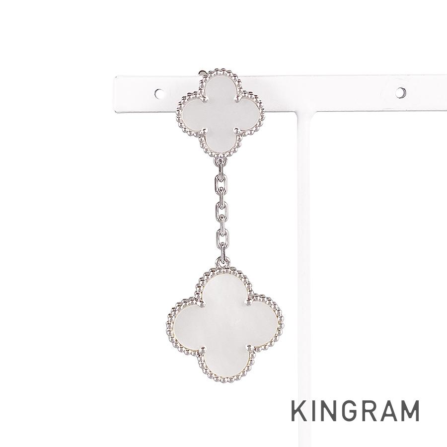 ヴァンクリーフ＆アーペル Van Cleef & Arpels マジック アルハンブラ K18WG シェル ピアス sss【中古】のサムネイル