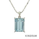 ノーブランド Unsigned Jewelry ネックレス Pt850 アクアマリン sss【中古】