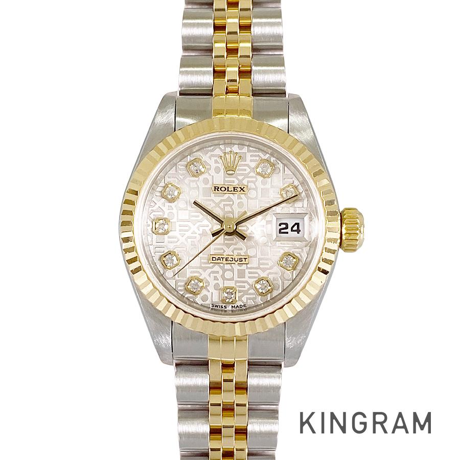 ロレックス ROLEX デイトジャスト 69173G SS 10Pダイヤモンド 自動巻 レディース 腕時計 ss【中古】(2)
