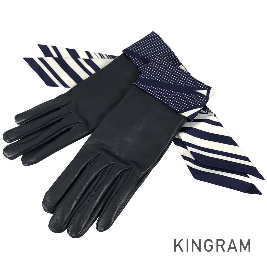 エルメス HERMES アニョーグラッセ レディース 手袋 sh【中古】(4)