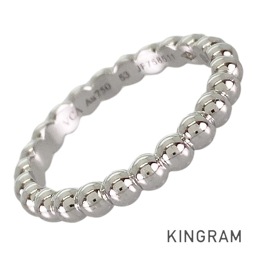 ヴァンクリーフ＆アーペル Van Cleef & Arpels ペルレ ゴールドパール ミディアムモデル VCARN9PC53 K18WG 12.5号(52-53) リング ss【中古】のサムネイル