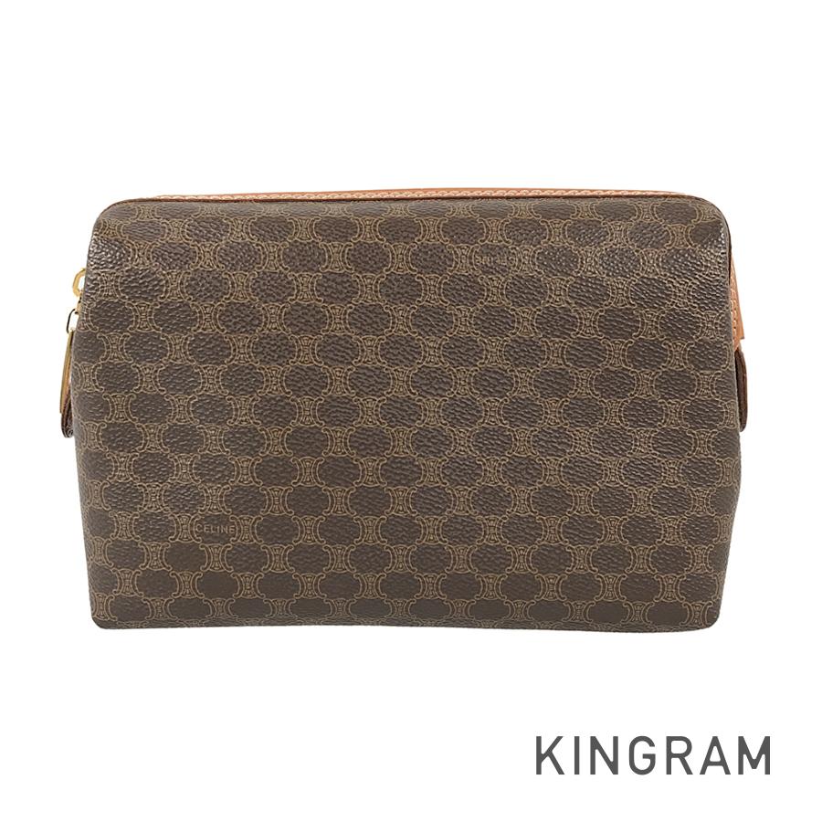 セリーヌ CELINE マカダム 00913 PVC ポーチ st【中古】