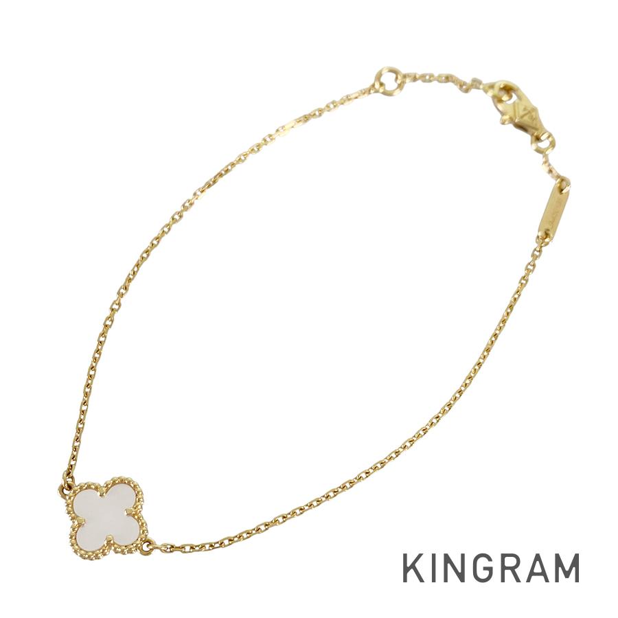 樂天商城 - ヴァンクリーフ＆アーペル Van Cleef & Arpels スウィート アルハンブラ ARF68800 K18YG シェル ブレスレット ste【中古】