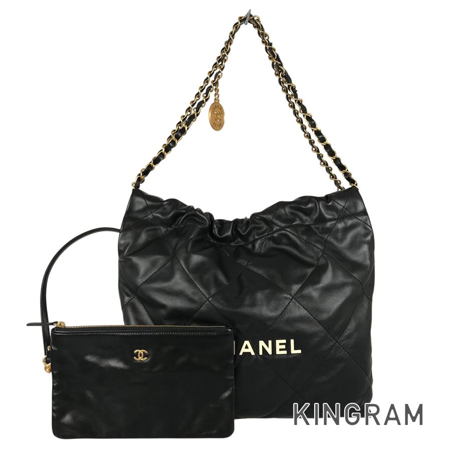 Rakuten - シャネル CHANEL シャネル22 スモール レザー ショルダーバッグ ssh【中古】