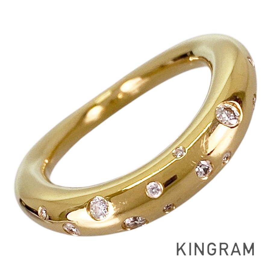 乐天商城 - ジョージジェンセン Georg Jensen オフスプリング K18YG ダイヤモンド 11号(51) リング sss【中古】