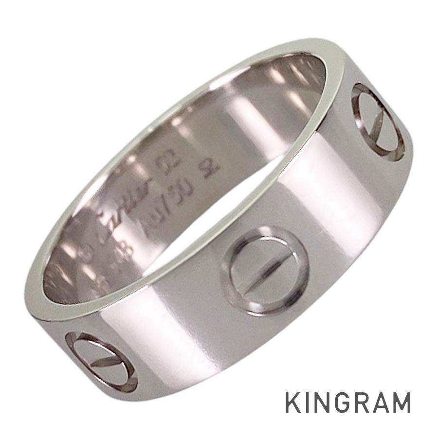 カルティエ Cartier ラブ K18WG 12号(52) リング sss【中古】