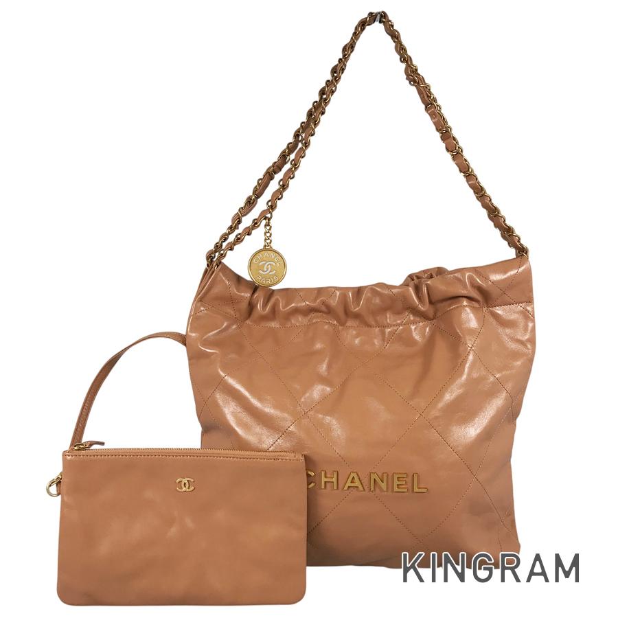Rakuten - シャネル CHANEL シャネル22 スモール レザー ショルダーバッグ ssh【中古】