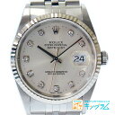 ロレックス ROLEX デイトジャスト 16234G 10Pダイヤ P番 自動巻 メンズ腕時計 ki 【中古】