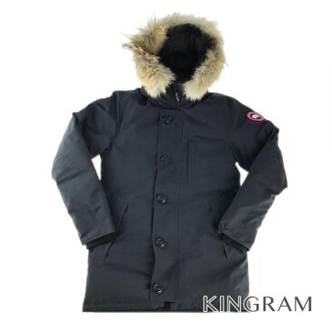 カナダグース CANADA GOOSE ジャスパー JASPER PAKAR ダウンジャケット 3438JM ネイビー NAVY-MARINE Sサイズ ポリエステル85% コットン15% ホワイトダックダウン メンズ アウター rsa 【中古】