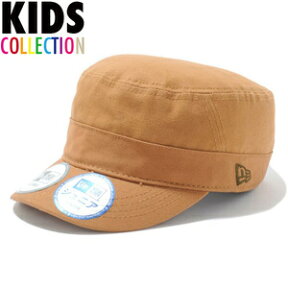 正規取扱店 ニューエラ NEW ERA キッズ Kid's WM-01 Adiustable ワークキャップ 帽子 子供用 11117993 タン モスブラウンロゴ 正規品 ユニセックス