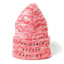 7UNION 7ユニオン Escape Babylon Beanie ニットキャップ ビーニー ニット帽 レッド