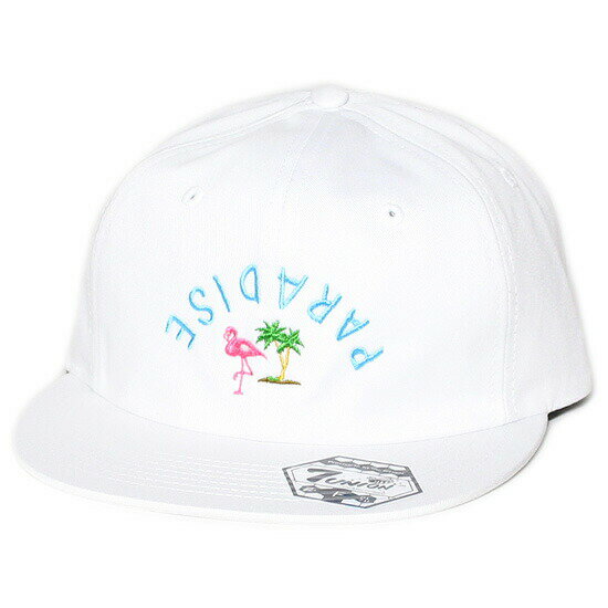 7UNION 7ユニオン Paradise Strapback Cap キャップ ストラップバック 帽子 ホワイト ICWX-119