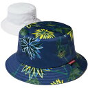 NINE RULAZ LINE ナインルーラーズ Kush And Tequila Reversible Bucket Hat リバーシブル バケットハット 帽子 ホワイト NRSS16-065