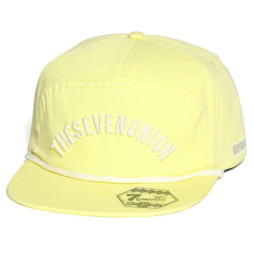 7UNION 7ユニオン Smith Snapback Cap スナップバックキャップ 7パネルキャップ 帽子 ユニセックス IAVW-108 イエロー 7UNION 7ユニオン Smith Snapback Cap スナップバックキャップ 7パネルキャップ 帽子 ユニセックス IAVW-108 イエロー