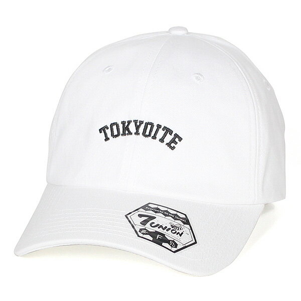 7UNION 7ユニオン TOKYOITE Bent Brim Cap ベントブリムキャップ ボールキャップ 帽子 ユニセックス IAVW-150 ホワイト