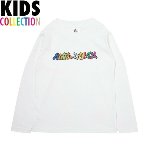 ナインルーラーズ キッズ NINE RULAZ LINE Kid's Graffiti Logo L/S Tee 長袖 Tシャツ ロンT 子供服 NR..
