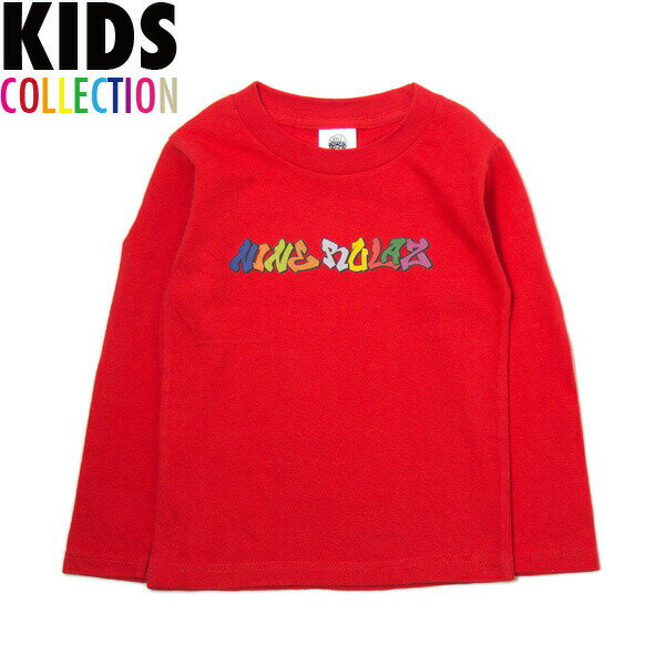 ナインルーラーズ キッズ NINE RULAZ LINE Kid's Graffiti Logo L/S Tee 長袖 Tシャツ ロンT 子供服 NR..