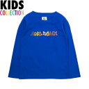 ナインルーラーズ キッズ NINE RULAZ LINE Kid's Graffiti Logo L/S Tee 長袖 Tシャツ ロンT 子供服 NRKAW17-004 ブルー