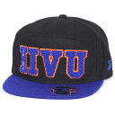 7UNION 7ユニオン The Varsity Snapback Cap ストラップバックキャップ ユニセックス 帽子 IAXY-123 ブラック×ブルー