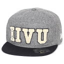 7UNION 7ユニオン The Varsity Snapback Cap ストラップバックキャップ ユニセックス 帽子 IAXY-123 ヘザーグレー×ブラッ...