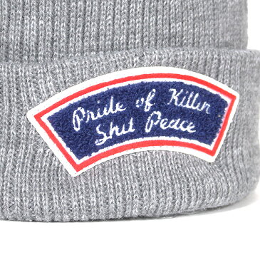 7UNION 7ユニオン Pride of Killin Shit Beanie ニットキャップ ユニセックス ビーニー IAXY-510 グレー