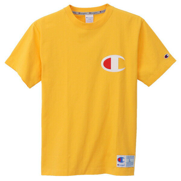 楽天KINGSポイント10倍 チャンピオン Tシャツ メンズ CHAMPION アクションスタイル 19SS ゴールド S-XL C3-F362