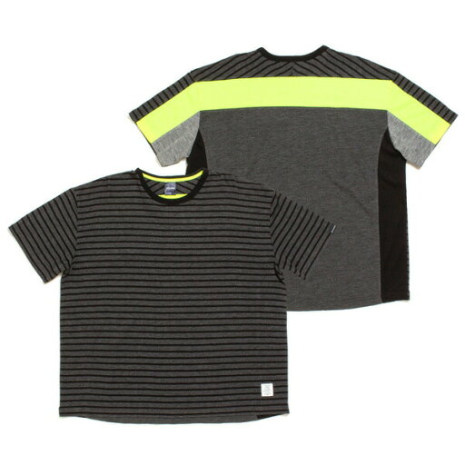 アップルバム Tシャツ メンズ APPLEBUM Mix T-Shirt 半袖 ボーダー グレー M-XL 1911117 アップルバム Tシャツ メンズ APPLEBUM Mix T-Shirt 半袖 ボーダー グレー M-XL 1911117