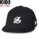 セブンユニオン キッズ キャップ 7UNION S Thunder Snapback Cap スナップバック 男の子 女の子 誕生日 プレゼント ワンサイズ ブラック ISVV-132K