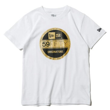ニューエラ Tシャツ キッズ NEW ERA Youth 半袖 コットン Tシャツ バイザーステッカー 子供用 男の子 女の子 誕生日 送料無料 プレゼント ロゴ 全2色 130-160サイズ 12674114 12674115
