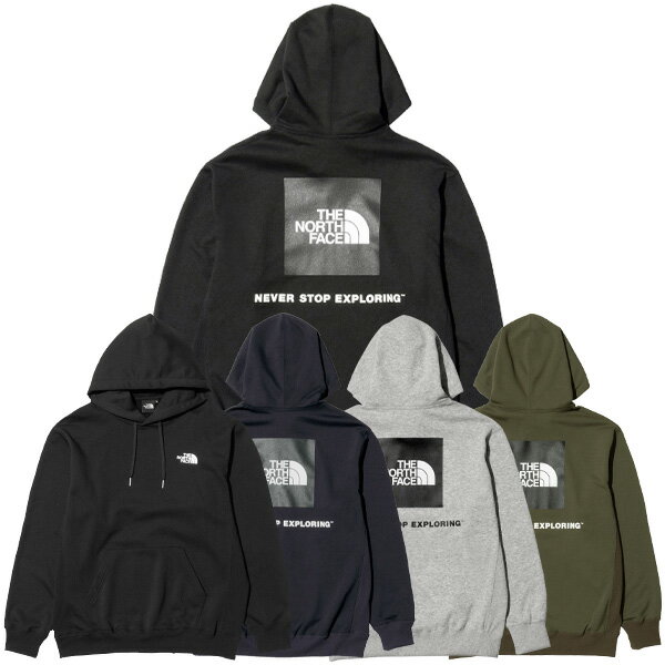 ノースフェイス バックスクエアロゴフーディ 送料無料 THE NORTH FACE Back Square Logo Hoodie パーカー プルオーバー フーディ 裏起毛 軽量 静電ケア設計 ストリート アウトドア カジュアル スポーツ 全4色 S-XL NT62230