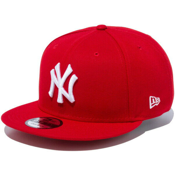 楽天KINGSポイント最大8倍 正規取扱店 ニューエラ キャップ メンズ レディース NEW ERA 9FIFTY ニューヨーク・ヤンキース スナップバックキャップ 帽子 CAP メジャーリーグ プレゼント スカーレット/ホワイト ワンサイズ 13562086