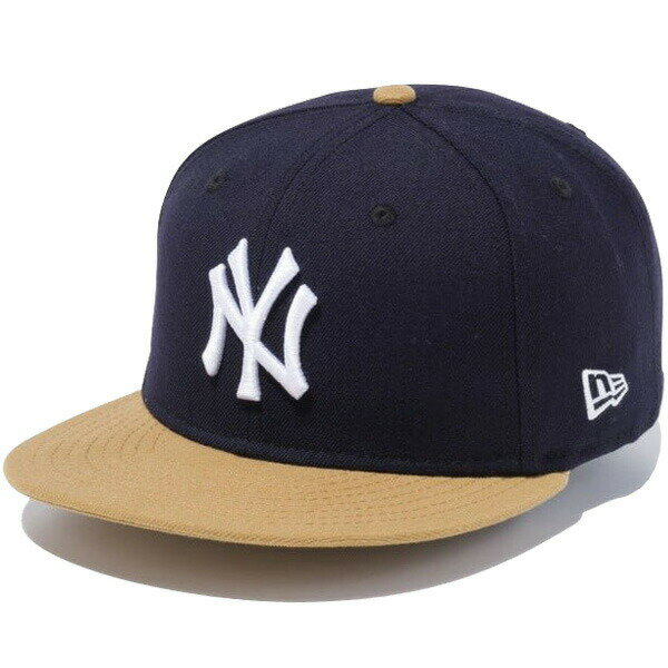 楽天KINGSポイント最大8倍 正規取扱店 ニューエラ キャップ 送料無料 NEW ERA 9FIFTY ニューヨーク・ヤンキース スナップバックキャップ ニューエラキャップ 帽子 MLB CAP メジャーリーグ ネイビー ホワイト ウィートバイザー 57.7cm-61.5cm 13562087