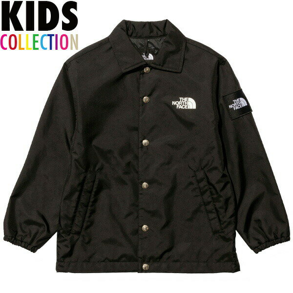 楽天KINGSノースフェイス キッズ ザコーチジャケット 送料無料 THE NORTH FACE Kids The Coach Jacket コーチジャケット はっ水加工 ユニセックス 男の子 女の子 ギフト 誕生日 プレゼント ブラック 100-150サイズ NPJ22305