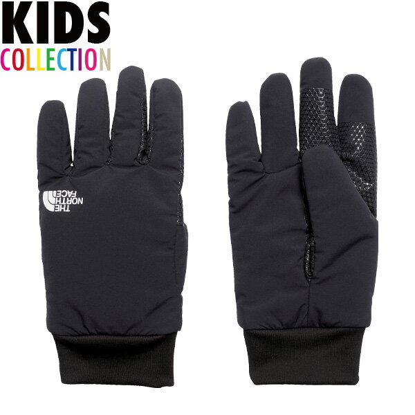 楽天KINGSポイント5倍 ノースフェイス キッズ スノーグラブグローブ THE NORTH FACE Kids Snowgrab Glove ザ・ノース・フェイス 正規品 子供用 手袋 防水透湿性 雪遊び ユニセックス ブラック K S-L NNJ62333