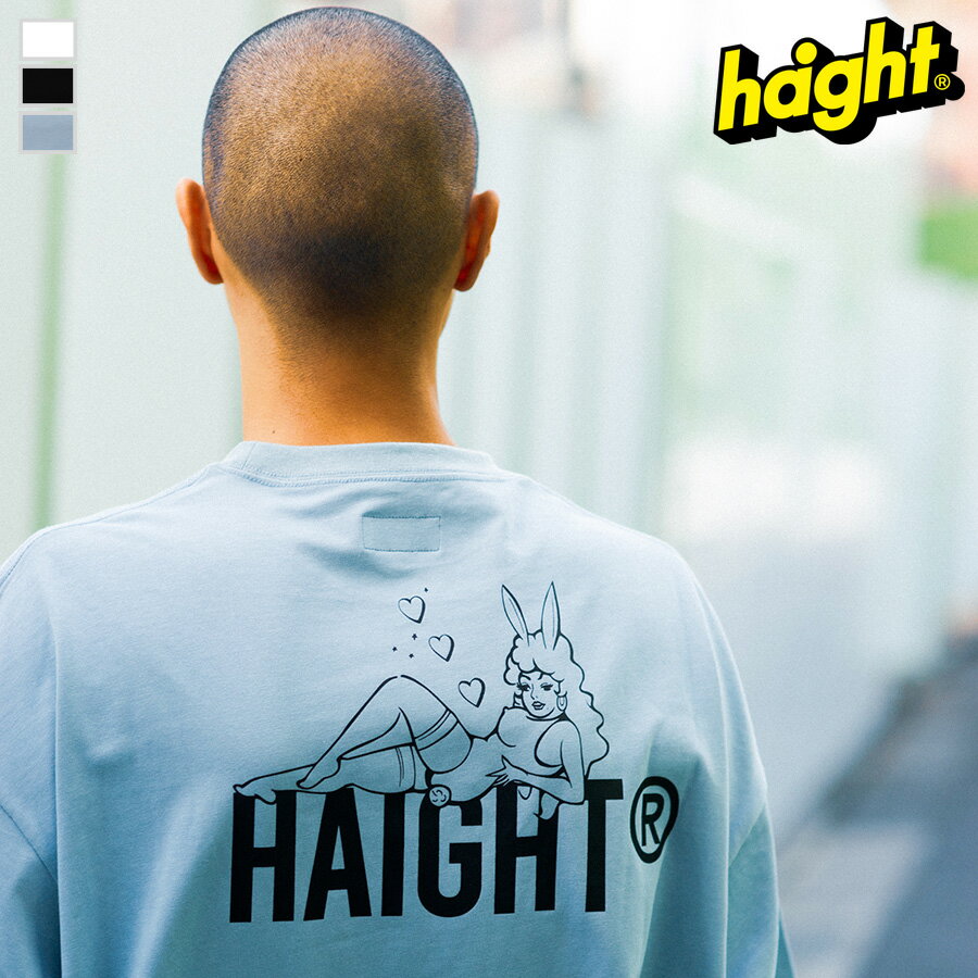 ヘイト Tシャツ HAIGHT PIN-UP GIRL Tee メンズ tシャツ 半袖 ブランド 綿 コットン 厚手 ヘビーウェイト ティーシャツ おしゃれ かっこいい 人気 正規品 大きい サイズ オーバーサイズ ビッグtシャツ ユニセックス オールシーズン 夏 HTSS-241005