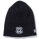 ニューエラ キャップ 送料無料 NEW ERA ビーニー ROUTE 66 コラボレーション ニューエラキャップ 正規取扱店 ニットキャップ ビーニー ユニセックス 帽子 ブラック ワンサイズ 13772522