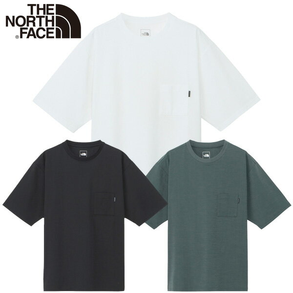 ノースフェイス Tシャツ THE NORTH FACE ノースフェイスTシャツ メンズ tシャツ 半袖 カットソー おしゃれ おすすめ 人気 ブランド 正規品 ショートスリーブエアリーポケットティー 肉厚 ドライ 軽量 吸汗速乾 防シワ 抗ピリング UVガード 夏 NT12447