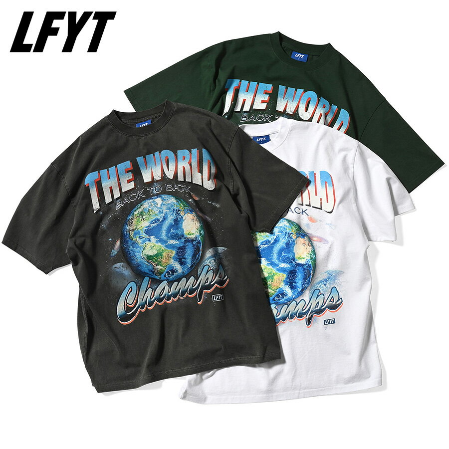 ラファイエット Tシャツ LFYT WORLD CHAMPS TEE TYPE-9 - VINTAGE EDITION メンズ tシャツ 半袖 ブランド 綿 コットン おしゃれ かっこいい LAFAYETTE エルエフワイティー 正規品 大きい サイズ 厚手 ユニセックス オールシーズン 夏 LS240112