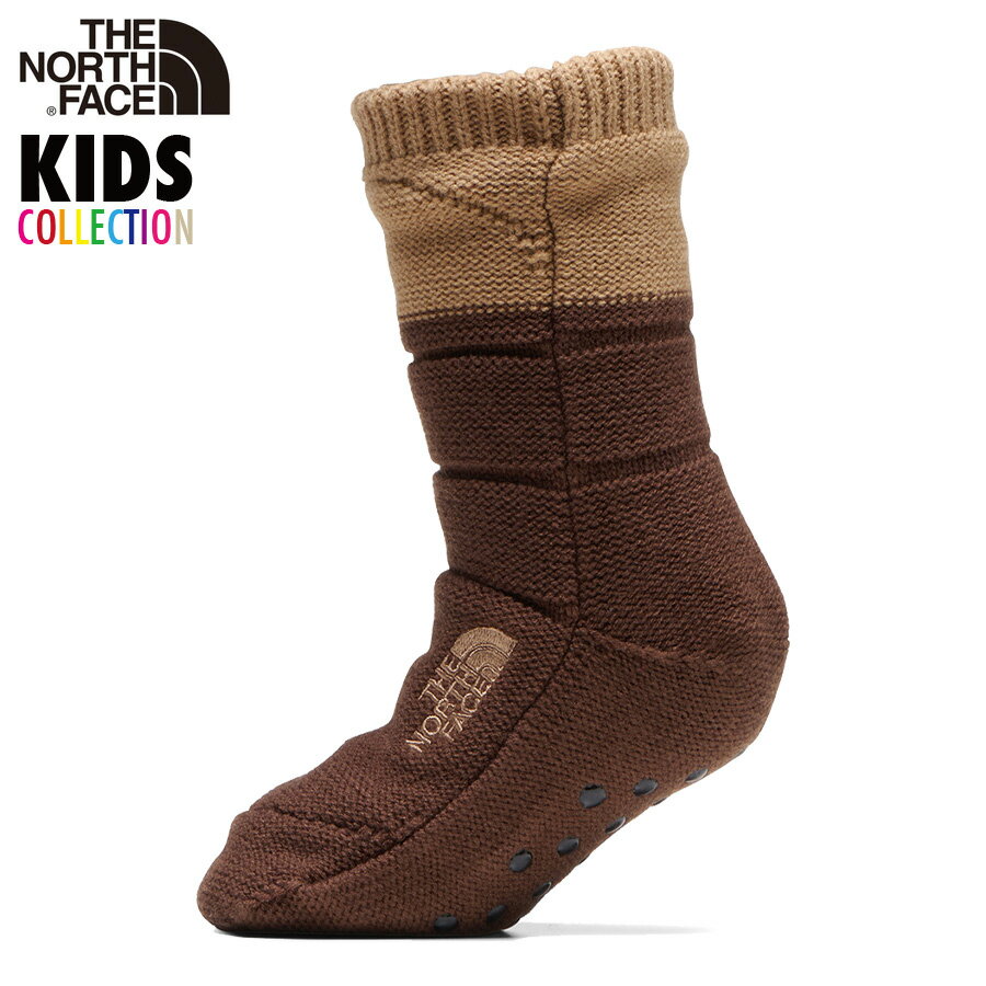 ノースフェイス キッズ 靴下 THE NORTH FACE ヌプシ ブーティ ソックス 男の子 女の子 ユニセックス かわいい おしゃれ おすすめ 人気 ブランド 正規品 厚手 ボア フリース ルームソックス 室内 防寒 抗菌 防臭 誕生日 プレゼント ギフト NNJ82233のサムネイル