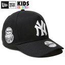 ニューエラ キッズ キャップ ヤンキース NEW ERA ニューヨークヤンキース メジャーリーグ NEWERA MLB ローキャップ ユース ジュニア 子供用 ぼうし ユニセックス 男女兼用